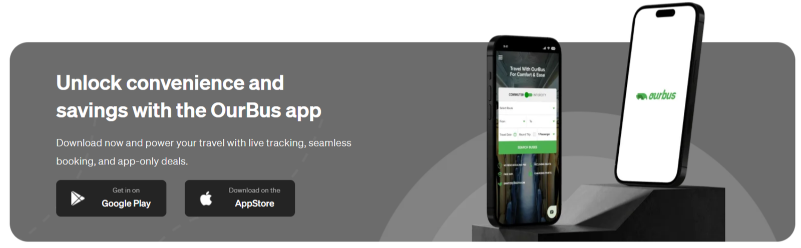 our bus mobile app